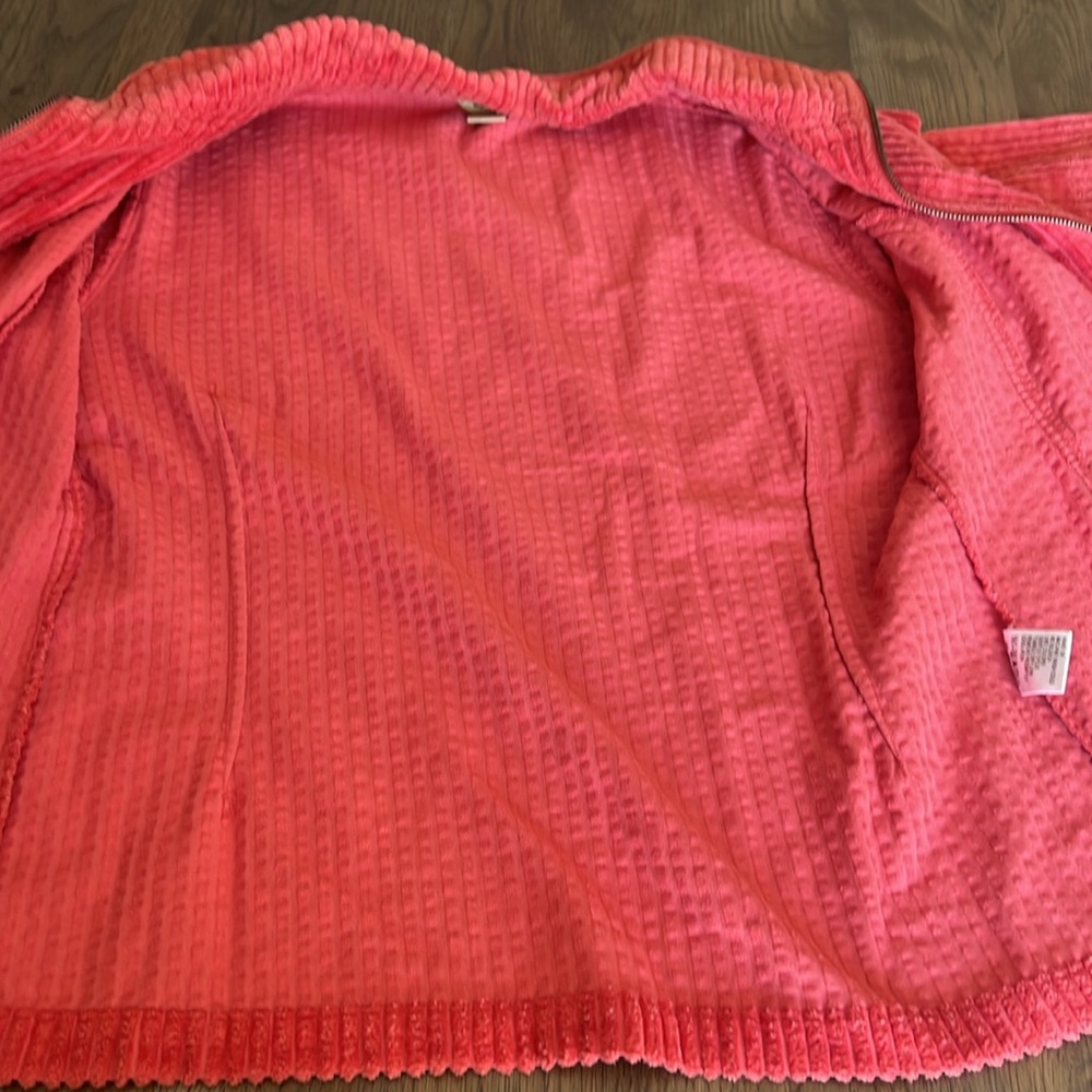 Woolrich Women's Soft Ruby Full Zip Corduroy Jacket Size Large 2291 - Picture 8 of 12
